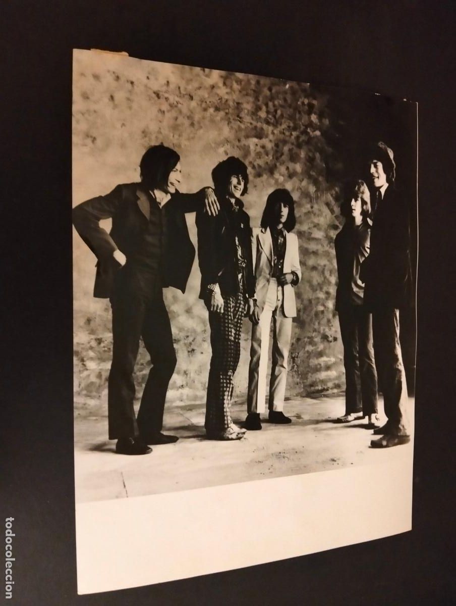 Fotograf&iacute;a antigua: LOS ROLLING STONES ANTIGUA FOTOGRAFIA ORIGINAL 18 X 24 CM