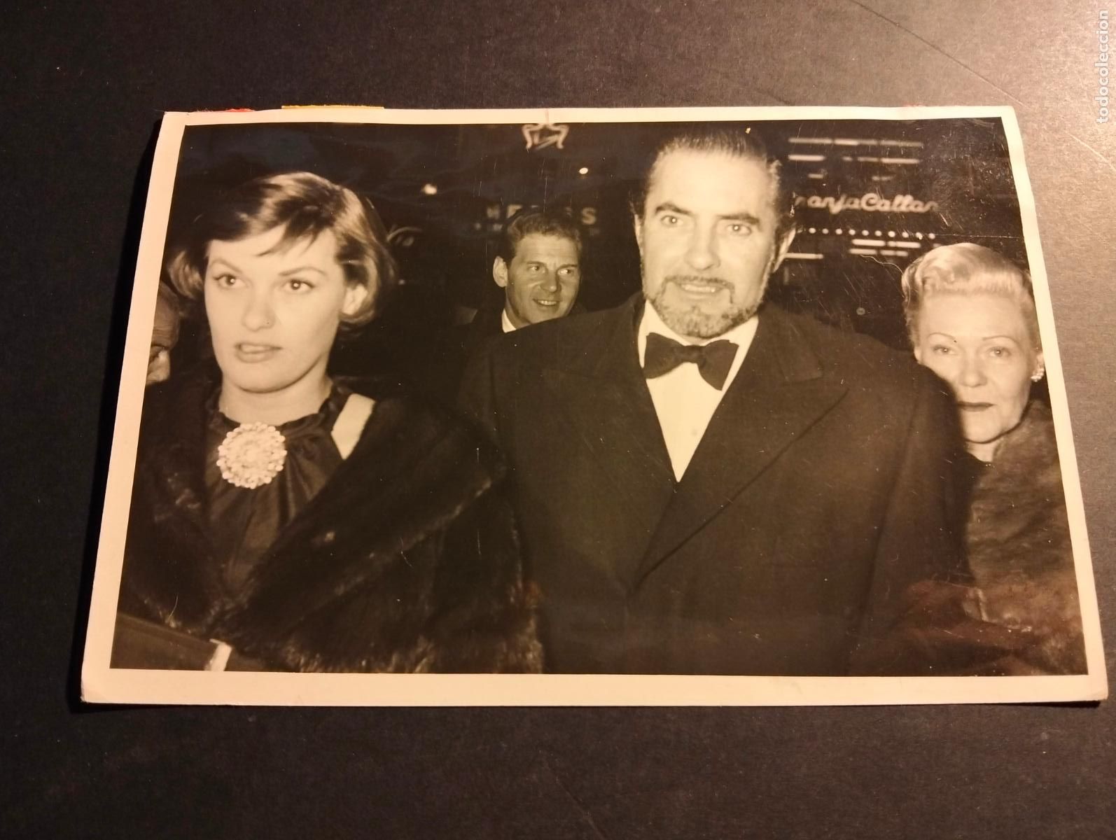 Fotografia antica: TYRONE POWER ACTOR ANTIGUA FOTOGRAFIA ORIGINAL 1958 12 X 18 CM