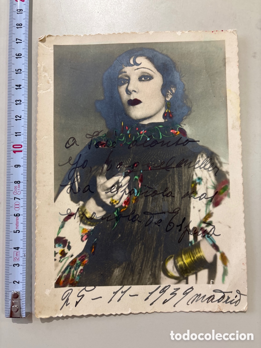 Fotograf&iacute;a antigua: FOTO. RAQUEL MEYER. 1888-1962. CANTANTE, CUPLETISTA Y ACTRIZ. CARMEN, REPRODUCCI&Oacute;NES FOTOGRAF&Iacute;CAS.