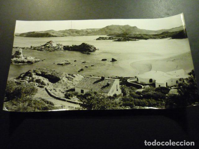 Antique Photography: CALA DE PREGONDA MENORCA VISTA ANTIGUA FOTOGRAFIA ORIGINAL 28 X 15 CM