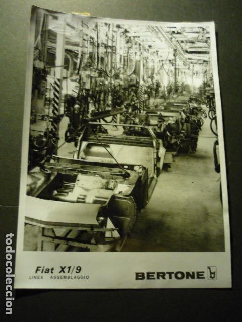 Fotograf&iacute;a antigua: FABRICA DE AUTOMOVILES FIAT MIRAFIORI ITALIA ANTIGUA FOTOGRAFIA ORIGINAL 18 X 13 CM