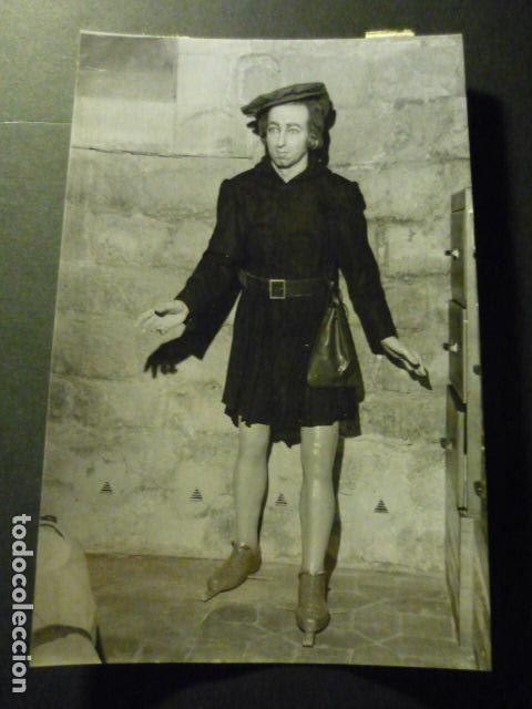 Alte Fotografie: NUEVA YORK EXPOSICION FIGURAS CARABELA SANTA MARIA ANTIGUA FOTOGRAFIA ORIGINAL 17,5 X 13 CM