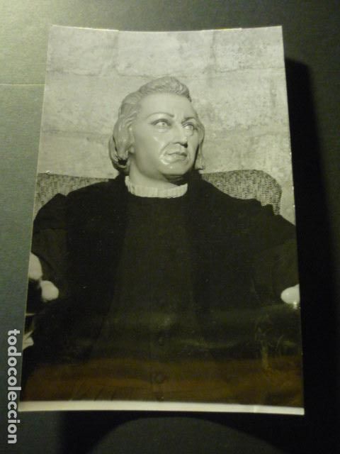 Antique Photography: NUEVA YORK EXPOSICION FIGURAS CARABELA SANTA MARIA COLON ANTIGUA FOTOGRAFIA ORIGINAL 17,5 X 13 CM