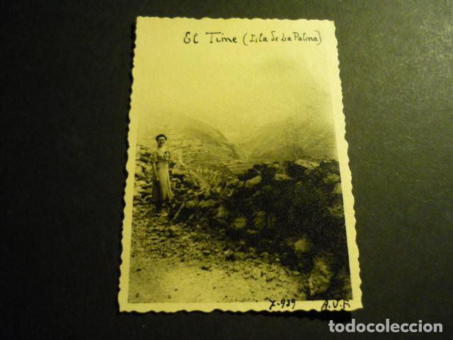 Fotograf&iacute;a antigua: EL TIME ISLA DE LA PALMA CANARIAS ANTIGUA FOTOGRAFIA 1939 6 X 8,5 CM