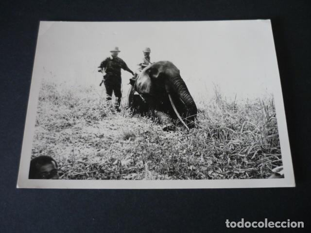 Antique Photography: CONGO DIPLOMATICO ESPA&Ntilde;OL JOSE ANTONIO VARELA EN CACERIA ANTIGUA FOTOGRAFIA 9 X 13 CM