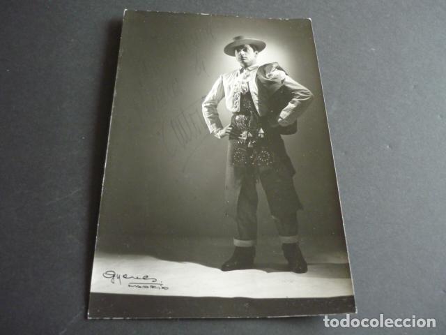 Fotografia antiga: ANTONIO EL BAILARIN FOTOGRAFIA CON FIRMA AUTOGRAFA 11,5 X 18 CM