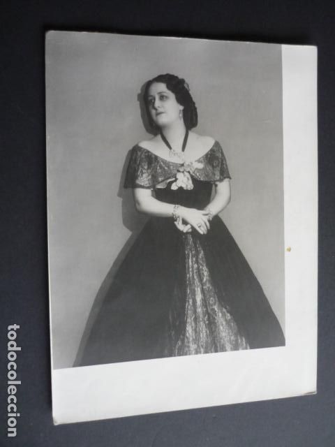 Fotograf&iacute;a antigua: MERCEDES CAPSIR CANTANTE ANTIGUA FOTOGRAFIA ORIGINAL 18 X 24 CM
