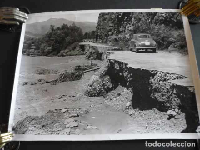 Antique Photography: VALLE DE ARAN LERIDA PONT DE SUERT INUNDACIONES 1963 ANTIGUA FOTOGRAFIA 18 X 24 CM