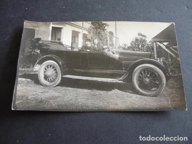 Alte Fotografie: LA HABANA CUBA CADILLAC EN VILLA CONSUELO EMIGRANTES DE LUANCO ASTURIAS 7,5 X 13 CM