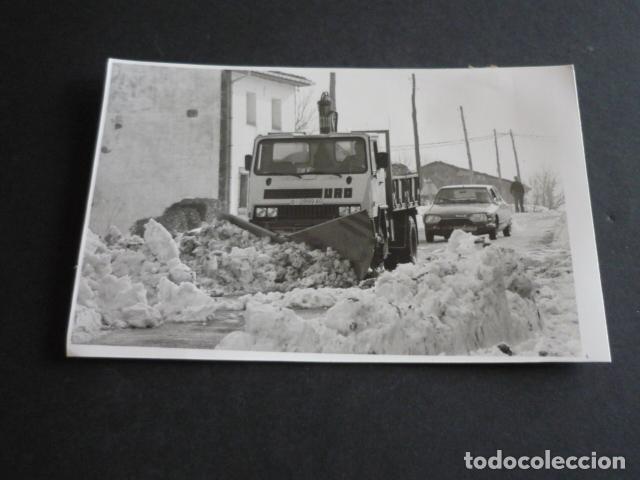 Antique Photography: TIELVE ASTURIAS ESCENA INVERNAL ANTIGUA FOTOGRAFIA 10 X 16,5 CM