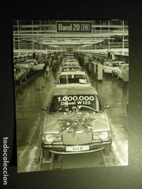 Fotograf&iacute;a antigua: ALEMANIA FABRICA DE AUTOMOVILES MERCEDES BENZ ANTIGUA FOTOGRAFIA 18 X 24 CM