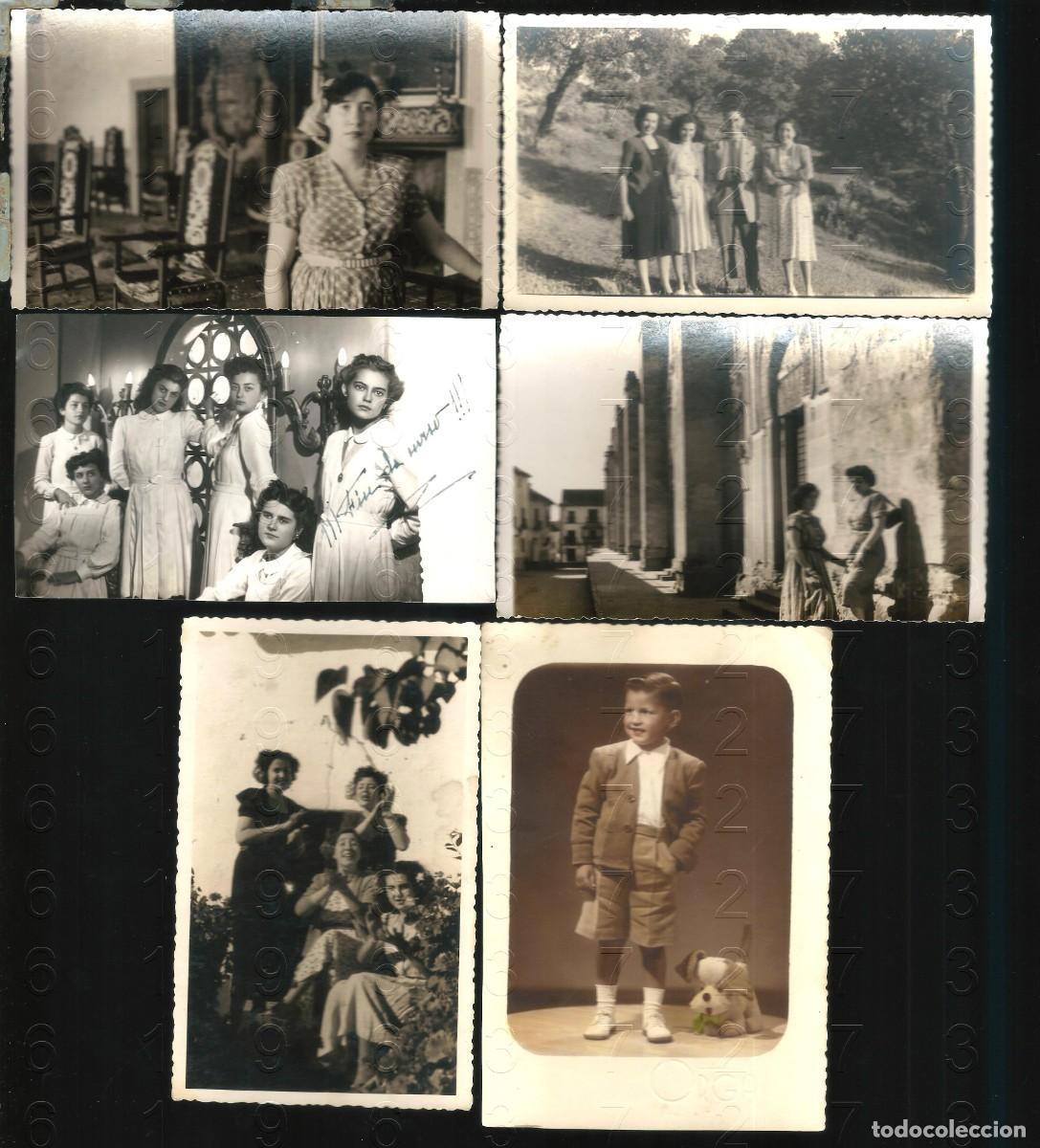 Fotograf&iacute;a antigua: 6 FOTOGRAFIA ANTIGUAS MERCEDES VECINO PEPE VAQUERO ARCHIVO 13X8 U68