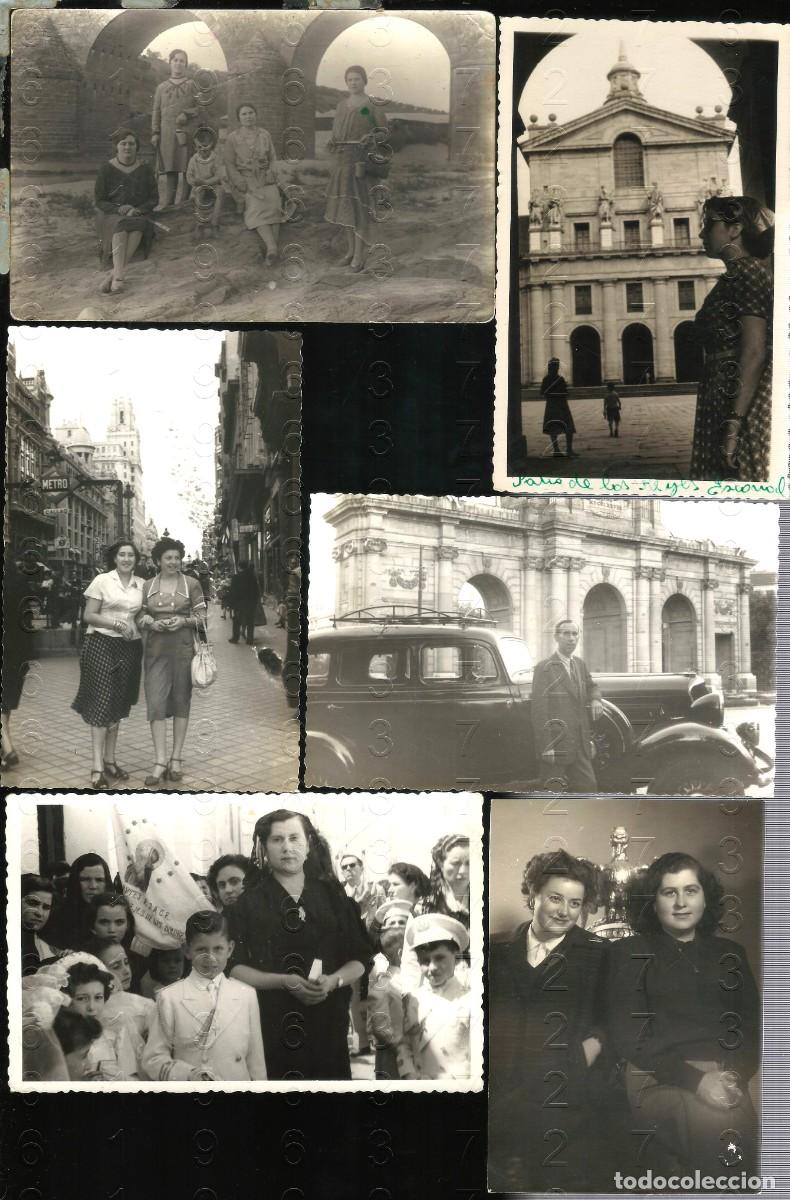 Fotograf&iacute;a antigua: 6 FOTOGRAFIAS ANTIGUAS COSTUMBRISTAS MERCEDES VECINO PEPE VAQUERO ARCHIVO 13X8 U68