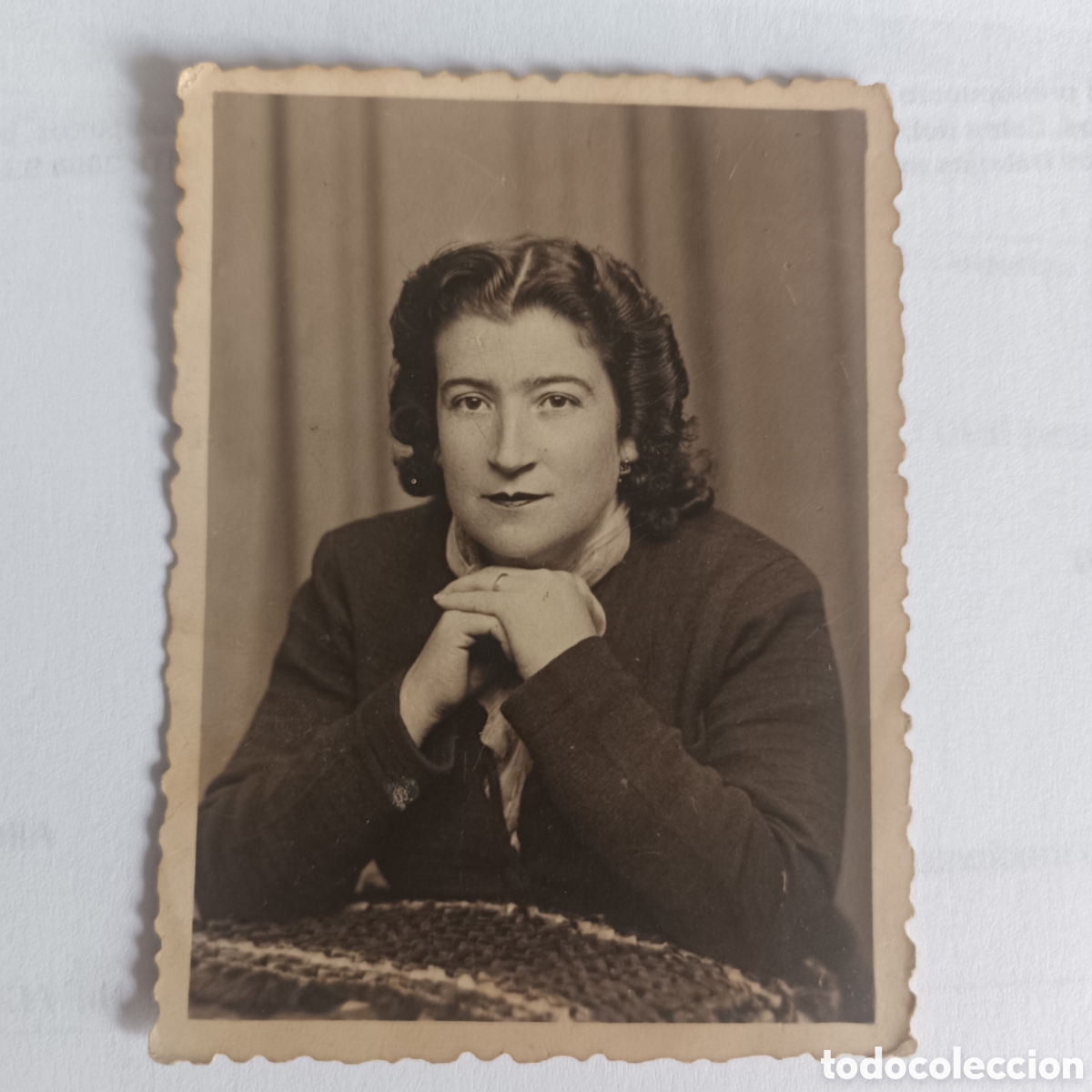 Antique Photography: ANTIGUA FOTO POSTAL tama&ntilde;o 61x83 mm