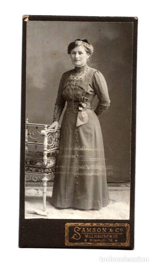 Antique Photography: FOTOGRAFIA RETRATO FEMENINO SAMSON. M&Uuml;LHAUSEN. ALEMANIA