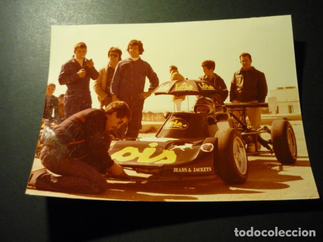 Fotograf&iacute;a antigua: ESCUDERIA AUTOMOVILISTICA EQUIPO LOIS ANTIGUA FOTOGRAFIA 13 X 18 CM