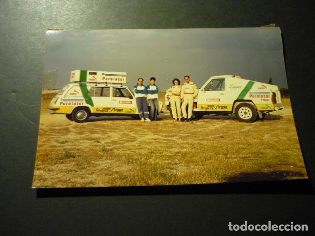 Fotograf&iacute;a antigua: ESCUDERIA AUTOMOVILISTICA EQUIPO NISSAN PATROL ANTIGUA FOTOGRAFIA 10 X 15 CM