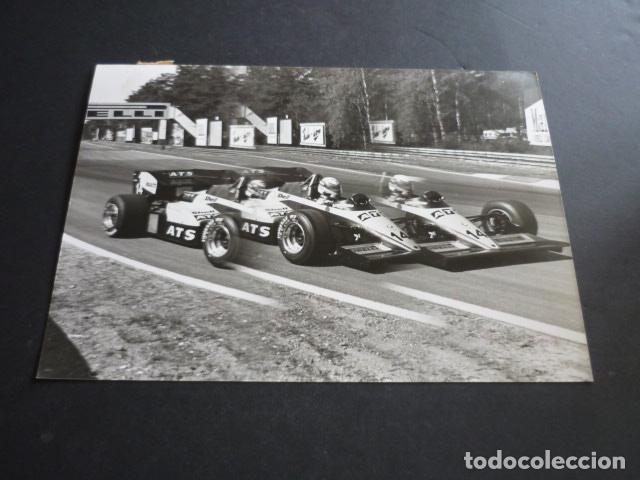 Fotografia antiga: AUTOMOVILISMO ESCUDERIA ATS BMW ANTIGUA FOTOGRAFIA 13 X 18 CM