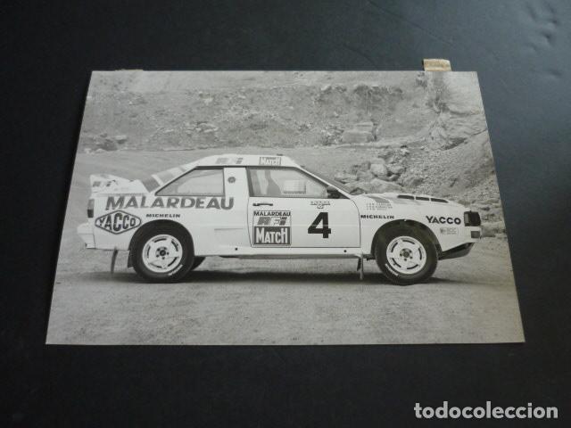 Fotograf&iacute;a antigua: AUTOMOVILISMO ESCUDERIA AUDI ANTIGUA FOTOGRAFIA 13 X 18 CM