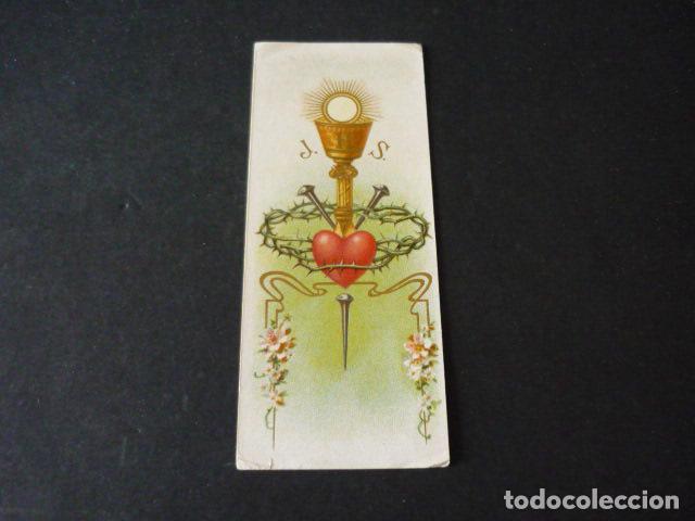 Fotograf&iacute;a antigua: SAGRADO CORAZON DE JESUS ANTIGUA ESTAMPA CROMOLITOGRAFICA