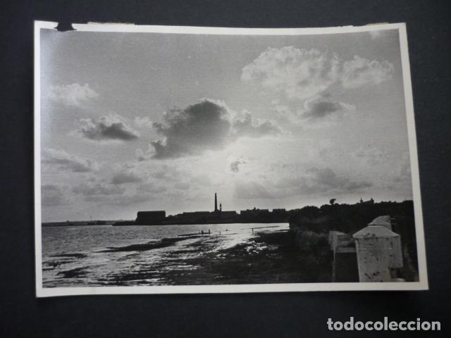 Alte Fotografie: PUERTO REAL CADIZ ATARDECER ANTIGUA FOTOGRAFIA 13 X 18 CM