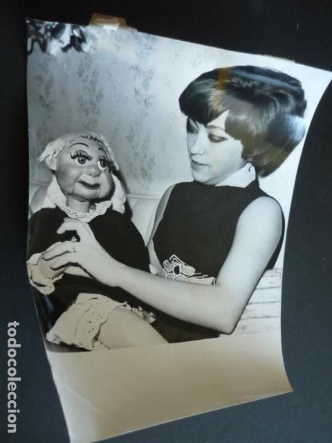 Fotograf&iacute;a antigua: MARI CARMEN VILLASE&Ntilde;OR VENTRILOCUA ANTIGUA FOTOGRAFIA 18 X 24 CM
