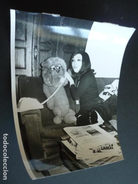 Fotograf&iacute;a antigua: MARI CARMEN VILLASE&Ntilde;OR VENTRILOCUA ANTIGUA FOTOGRAFIA 18 X 24 CM