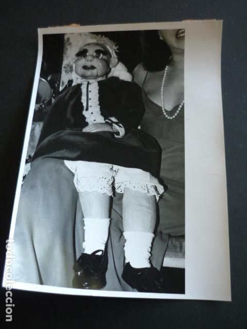 Fotograf&iacute;a antigua: MARI CARMEN VILLASE&Ntilde;OR VENTRILOCUA ANTIGUA FOTOGRAFIA 18 X 12 CM