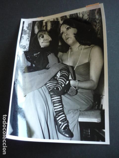 Fotograf&iacute;a antigua: MARI CARMEN VILLASE&Ntilde;OR VENTRILOCUA ANTIGUA FOTOGRAFIA 18 X 12 CM