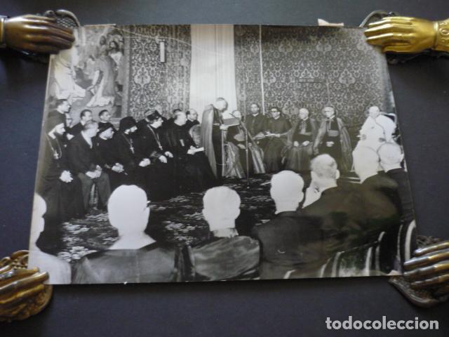 Fotograf&iacute;a antigua: PAPA JUAN XXIII ANTIGUA FOTOGRAFIA ORIGINAL 1963 19 X 25 CM