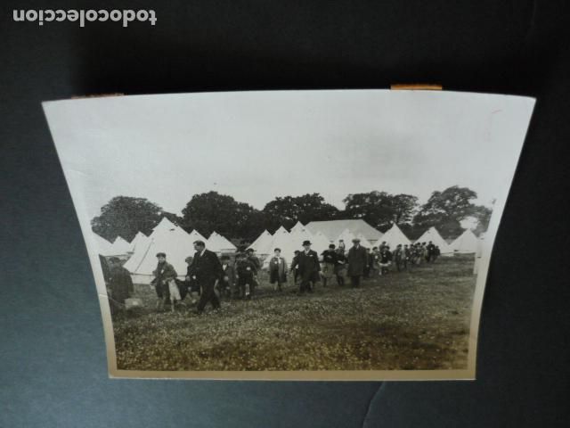 Antique Photography: NI&Ntilde;OS VASCOS CAMPAMENTO EN NORTH STONEHAM REINO UNIDO 1937 ANTIGUA FOTOGRAFIA 1975 12 X 15 CM