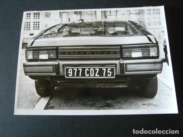 Fotografia antiga: AUTOMOVIL MARCA MATRA BAGHEERA X ANTIGUA FOTOGRAFIA 13 X 18 CM