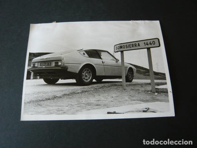 Fotograf&iacute;a antigua: AUTOMOVIL MARCA MATRA SIMCA BAGHEERA ANTIGUA FOTOGRAFIA 13 X 18 CM