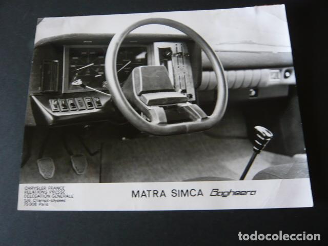 Fotografia antiga: AUTOMOVIL MARCA SIMCA MATRA BAGHEERA ANTIGUA FOTOGRAFIA 24 X 18 CM
