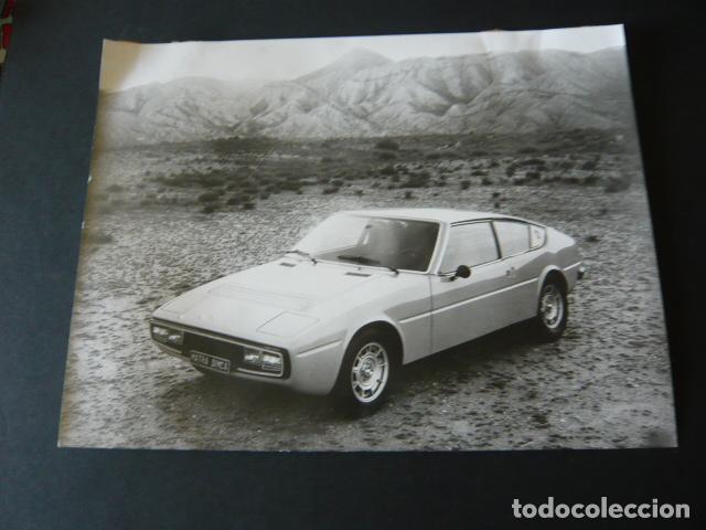 Fotografia antiga: AUTOMOVIL MARCA SIMCA MATRA BAGHEERA ANTIGUA FOTOGRAFIA 24 X 18 CM