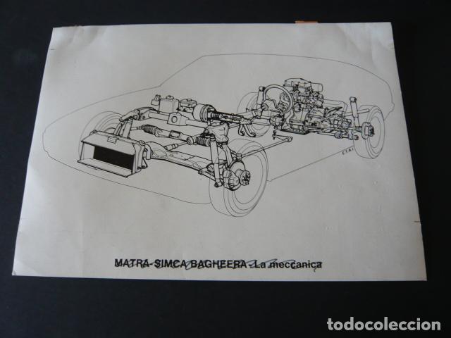 Fotografia antiga: AUTOMOVIL MARCA SIMCA MATRA BAGHEERA ANTIGUA FOTOGRAFIA 24 X 18 CM