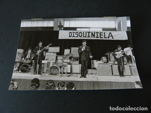 Fotograf&iacute;a antigua: LOS TERMES CONJUNTO MUSICAL ANTIGUA FOTOGRAFIA 12 X 18 CM