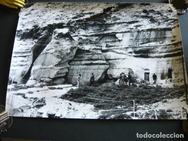 Fotograf&iacute;a antigua: ALMERIA CUEVAS TRAS INUNDACIONES ANTIGUA FOTOGRAFIA 19 X 29 CM