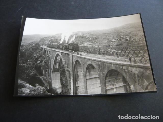 Photographie ancienne: PLASENCIA CACERES PUENTE FERROCARRIL SOBRE EL JERTE ANTIGUA FOTOGRAFIA 9,5 X 14 CM