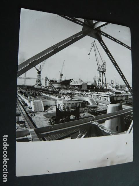 Antique Photography: CADIZ ASTILLEROS DE MATAGORDA ANTIGUA FOTOGRAFIA 20 X 25 CM