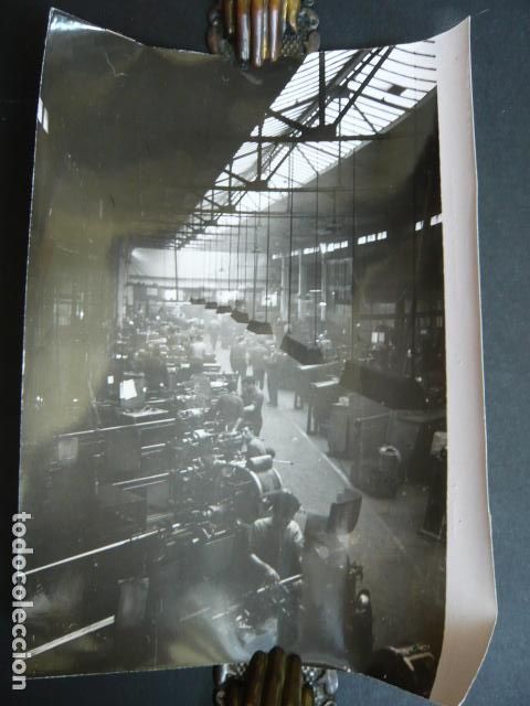 Antique Photography: DEUSTO VIZCAYA FABRICA BELTRAN CASADO CIA ANTIGUA FOTOGRAFIA 24 X 18 CM