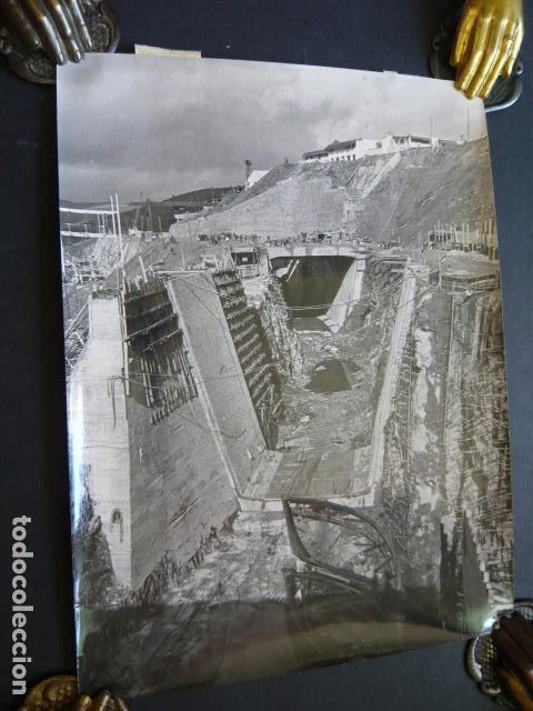 Photographie ancienne: TORREJON DEL RUBIO CACERES PRESA ANTIGUA FOTOGRAFIA 1965 24 X 18 CM