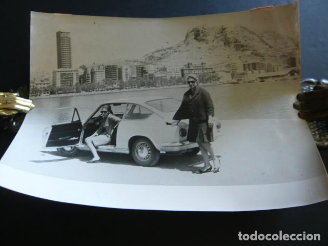 Fotografia antiga: AUTOMOVILISMO RALLYE RACE 1960 ALICANTE ANTIGUA FOTOGRAFIA 24 X 18 CM