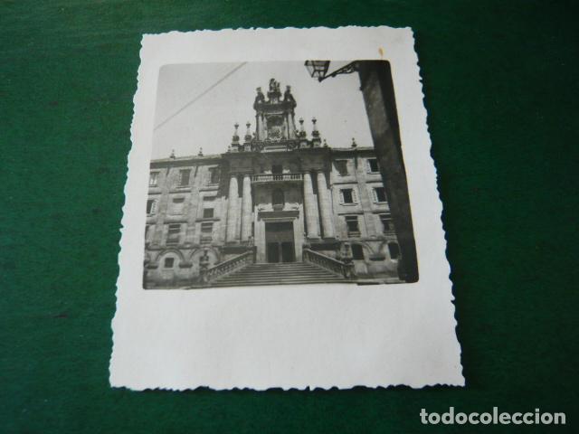 Fotografia antica: SANTIAGO DE COMPOSTELA ANTIGUA FOTOGRAFIA A&Ntilde;OS 40 6,5 X 8,5 CM
