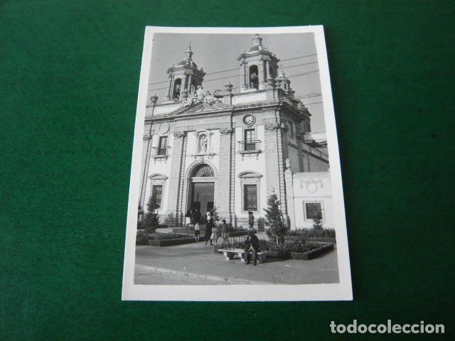 Fotograf&iacute;a antigua: CADIZ IGLESIA DE SAN JOSE ANTIGUA FOTOGRAFIA 6 X 8,5 CM