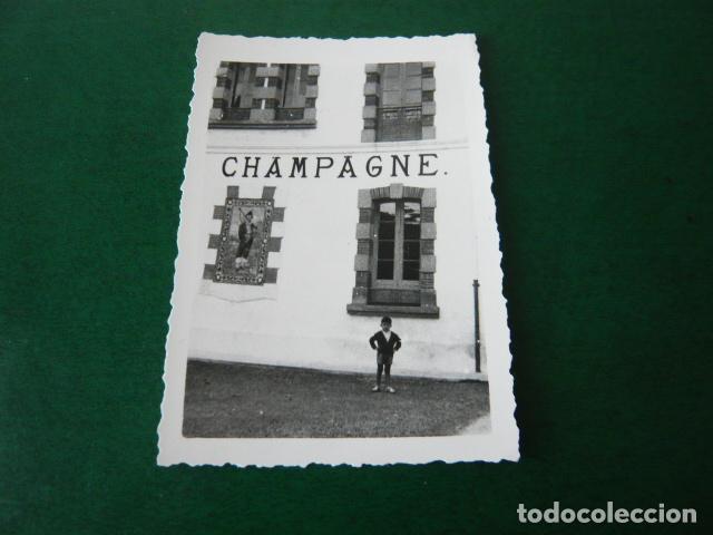 Fotografia antiga: VILLAVICIOSA ASTURIAS FABRICA SIDRA EL GAITERO ANTIGUA FOTOGRAFIA 6 X 9,5 CM