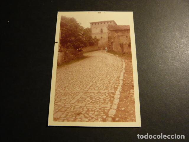 Fotografia antiga: SANTILLANA DEL MAR CANTABRIA ANTIGUA FOTOGRAFIA 9 X 12,5 CM