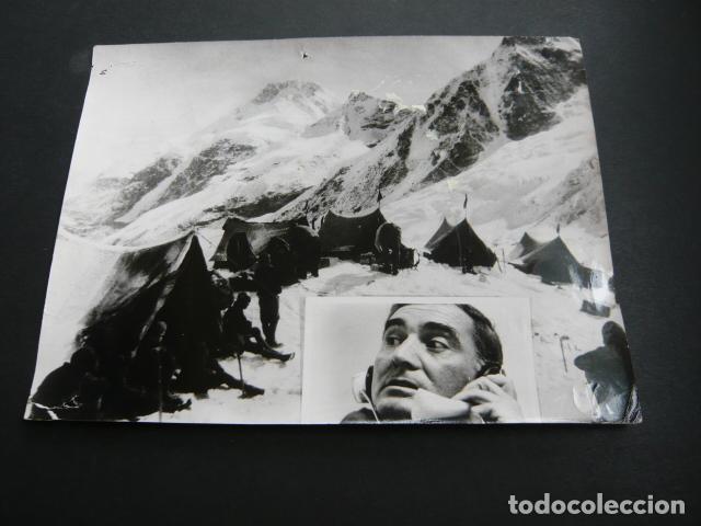 Fotograf&iacute;a antigua: SUBIDA AL HIMALAYA JESUS MARIA CALLE ANTIGUA FOTOGRAFIA 18 X 24 CM