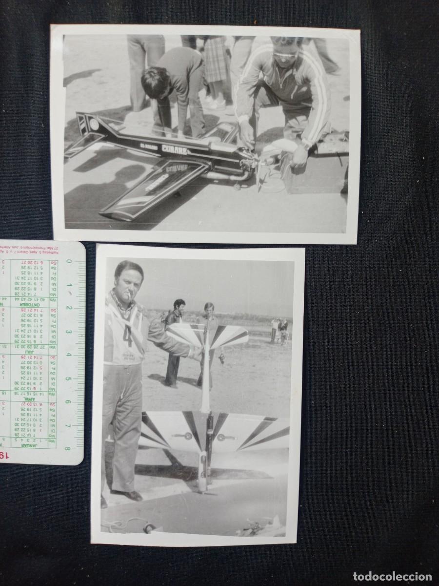 Fotograf&iacute;a antigua: Aeromodelismo: 2 fotos de &eacute;poca
