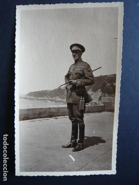 Fotograf&iacute;a antigua: SAN SEBASTIAN MILITAR ALTO RANGO ANTIGUA FOTOGRAFIA 9 X 14,5 CM